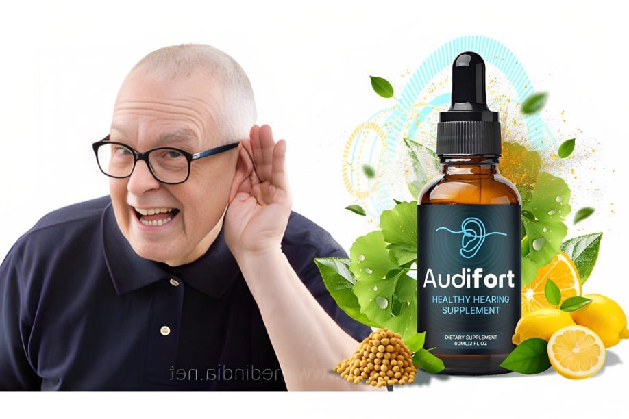 Audifort supplement bottle for hearing support