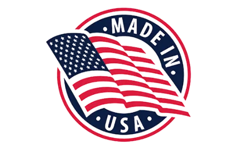 Audifort Made in USA badge guaranteeing authenticity and quality